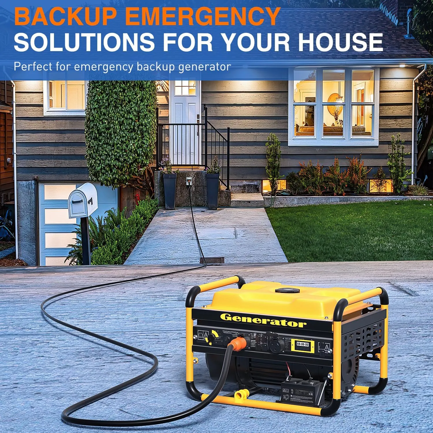 30Amp 100FT Generator Extension Cord Drag Tool