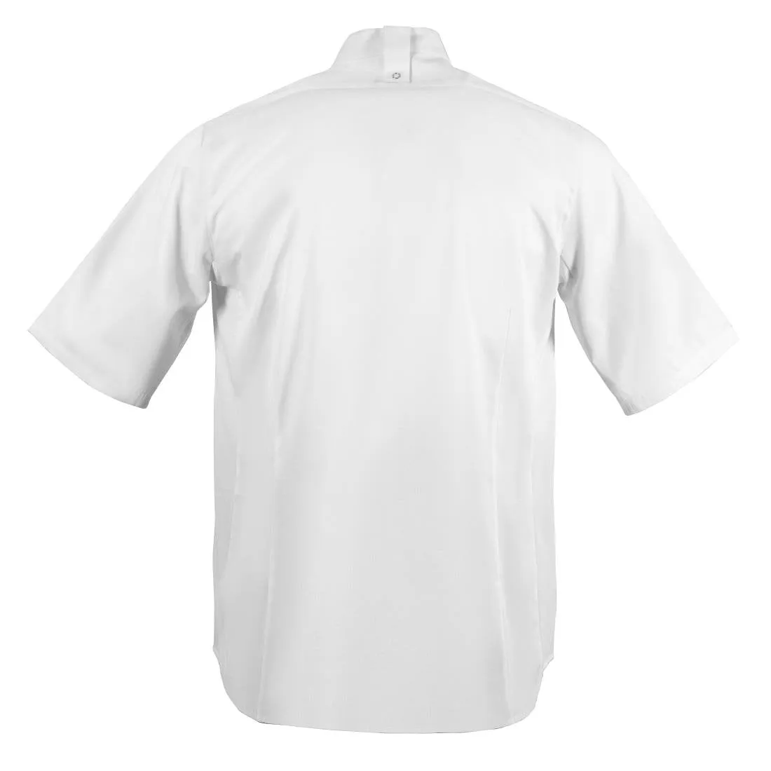 BB702-XL Southside Band Collar Chefs Jacket White Size XL