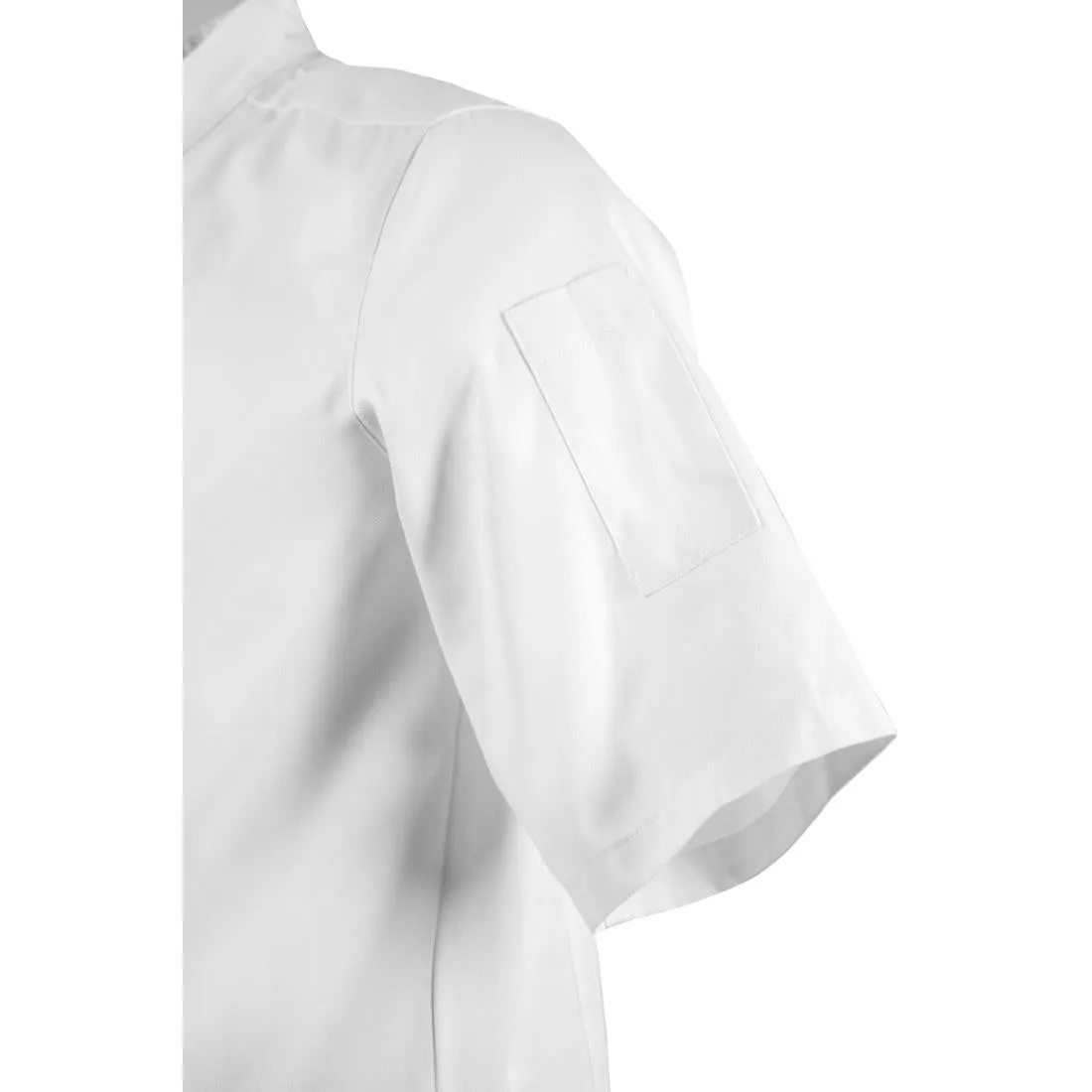 BB702-XL Southside Band Collar Chefs Jacket White Size XL