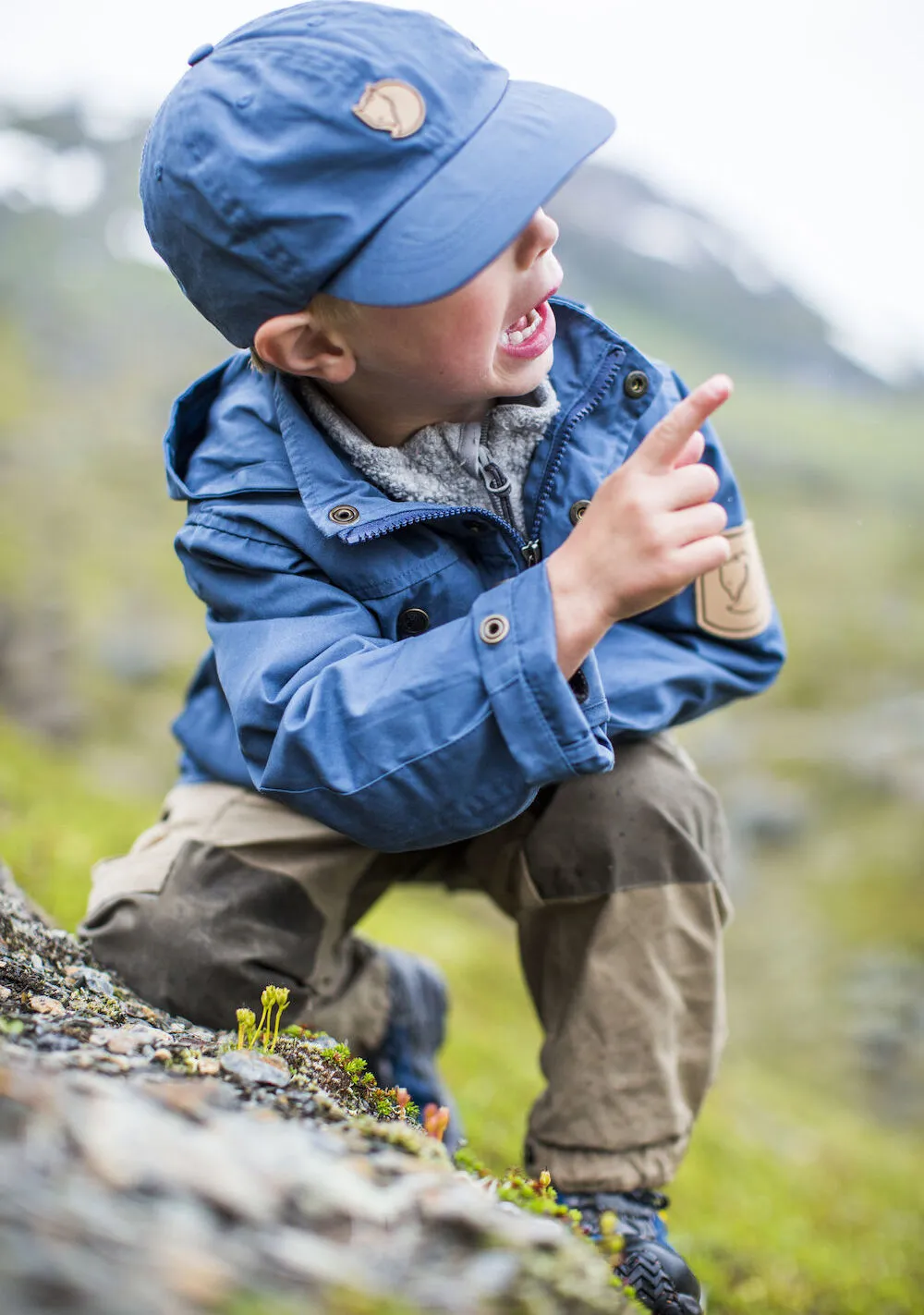 Fjällräven Kids&#x27; Greenland Jacket Storm | Buy Fjällräven Kids&#x27; Greenland Jacket Storm here | Outnorth