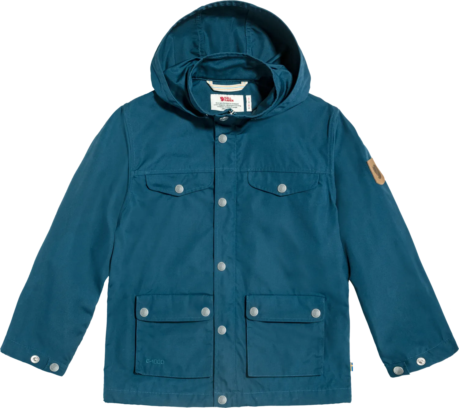 Fjällräven Kids&#x27; Greenland Jacket Storm | Buy Fjällräven Kids&#x27; Greenland Jacket Storm here | Outnorth