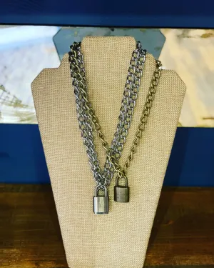 Lock & Chain necklace