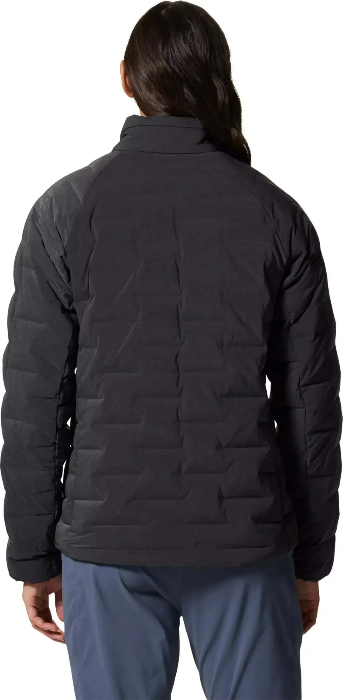 Mountain Hardwear Women&#x27;s Stretchdown Jacket Dark Storm | Buy Mountain Hardwear Women&#x27;s Stretchdown Jacket Dark Storm here | Outnorth