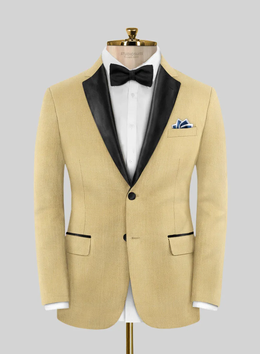 Napolean Old Khaki Wool Tuxedo Suit