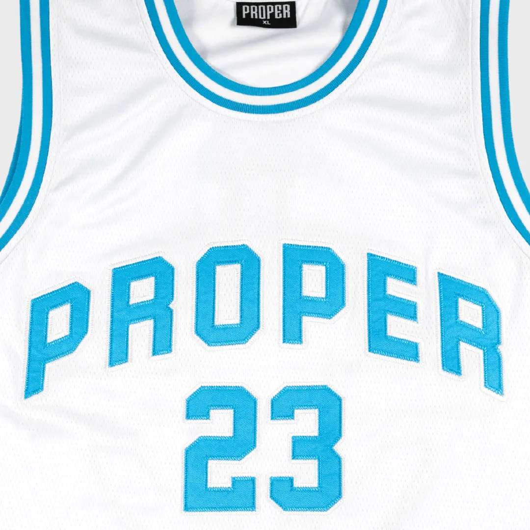 PROPER TARGET STREET JERSEY WHITE/BLUE