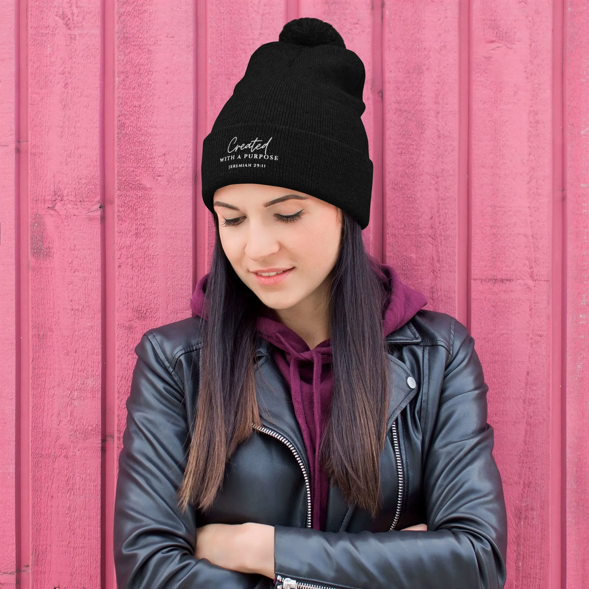 Purpose Pom-Pom Beanie
