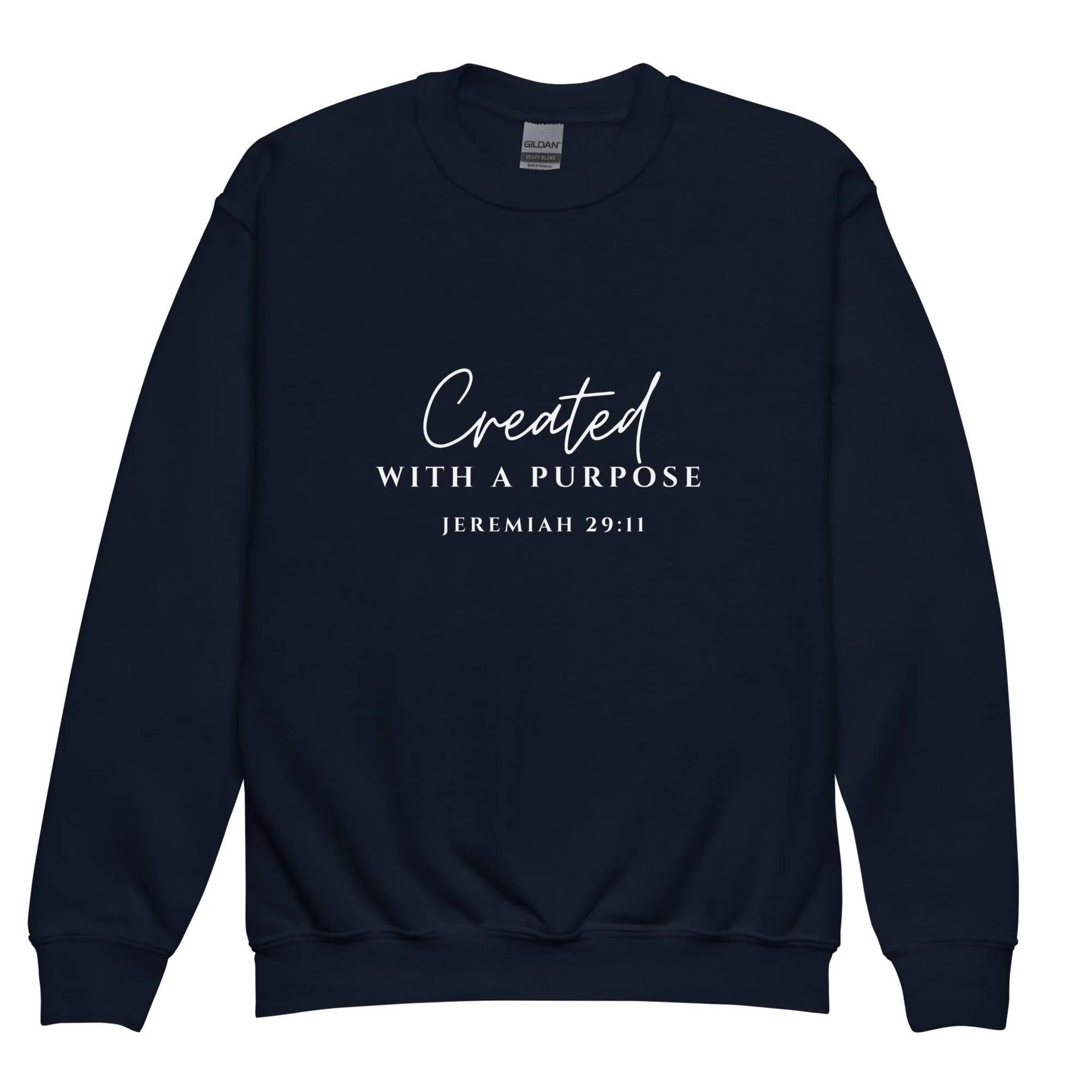 Purpose Youth crewneck sweatshirt