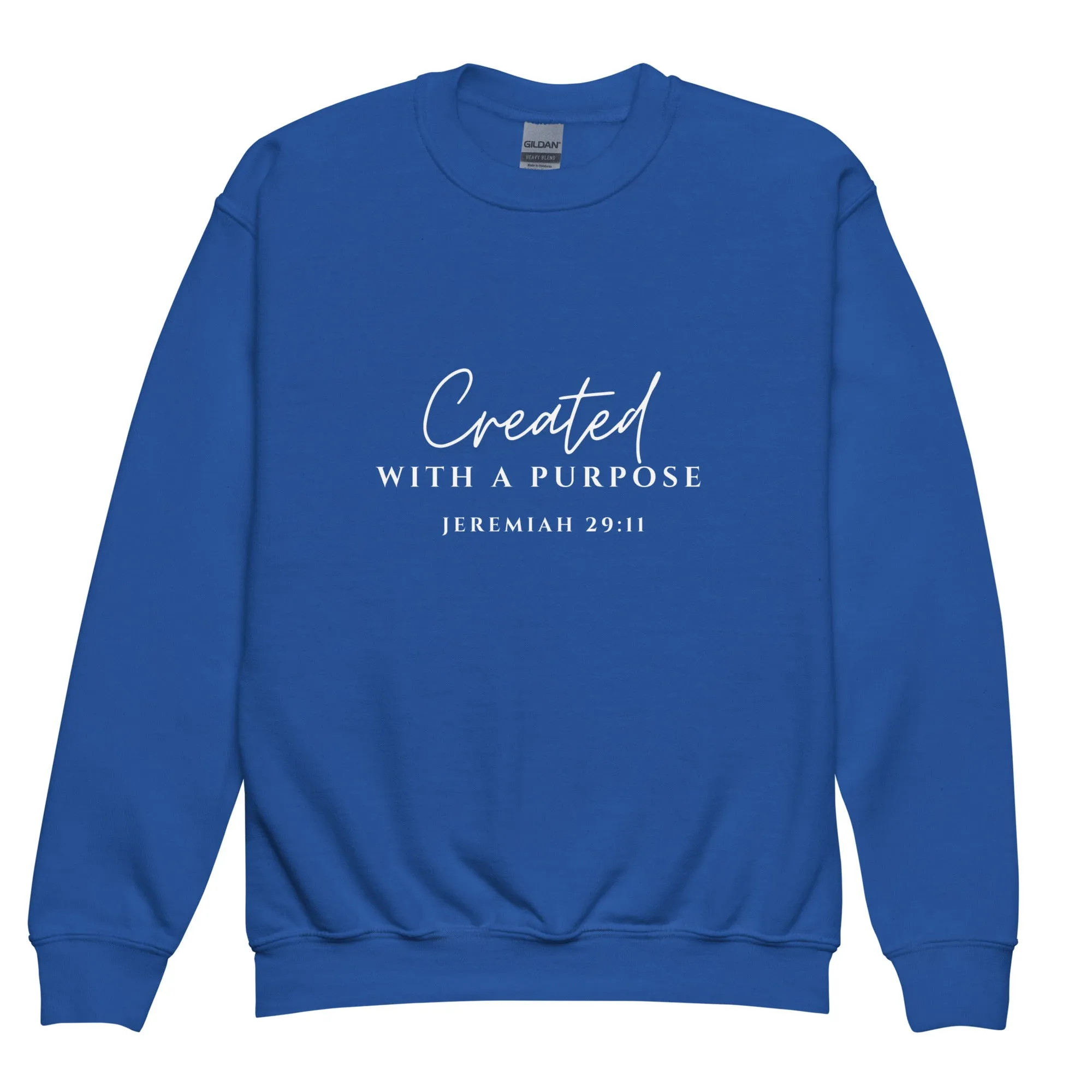 Purpose Youth crewneck sweatshirt