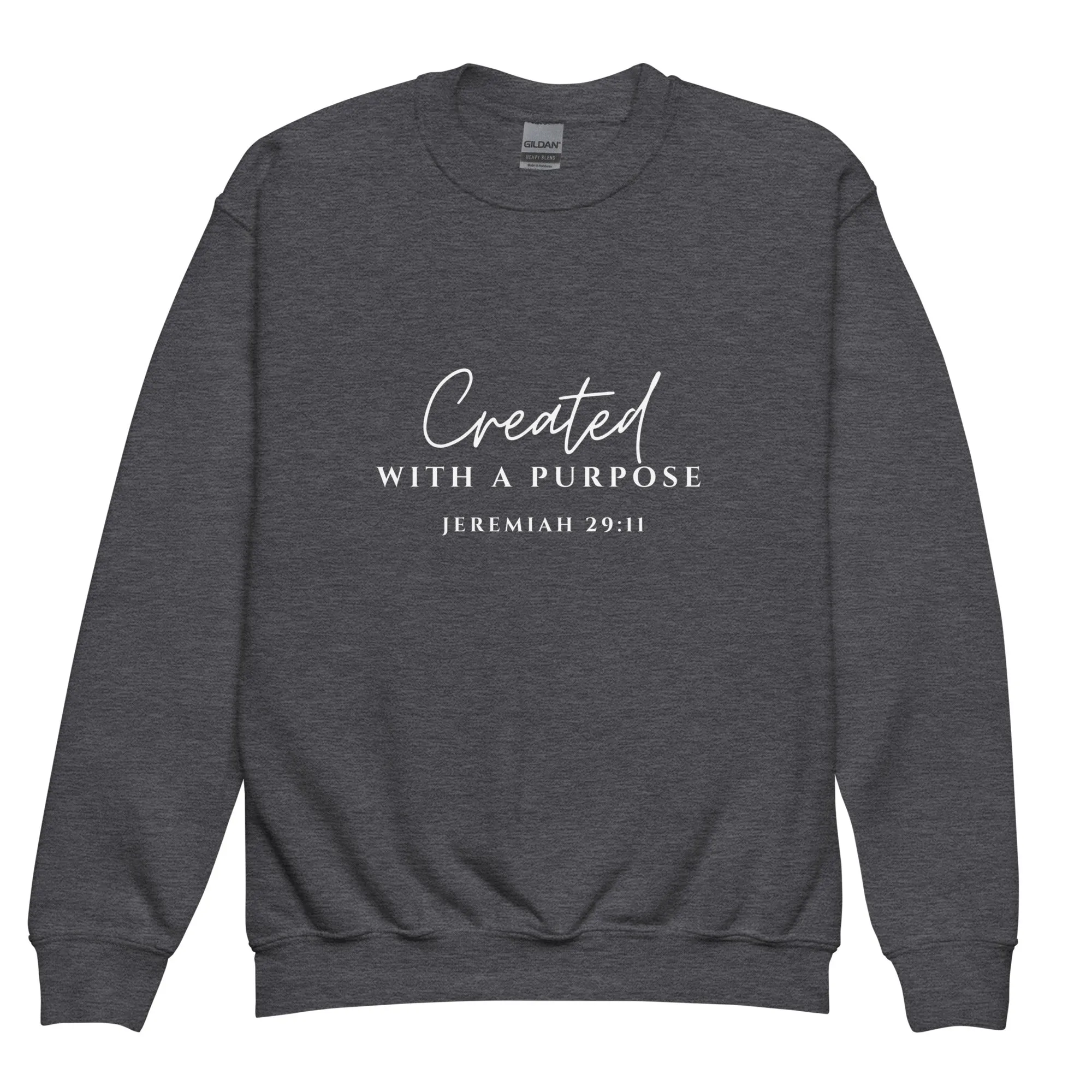 Purpose Youth crewneck sweatshirt