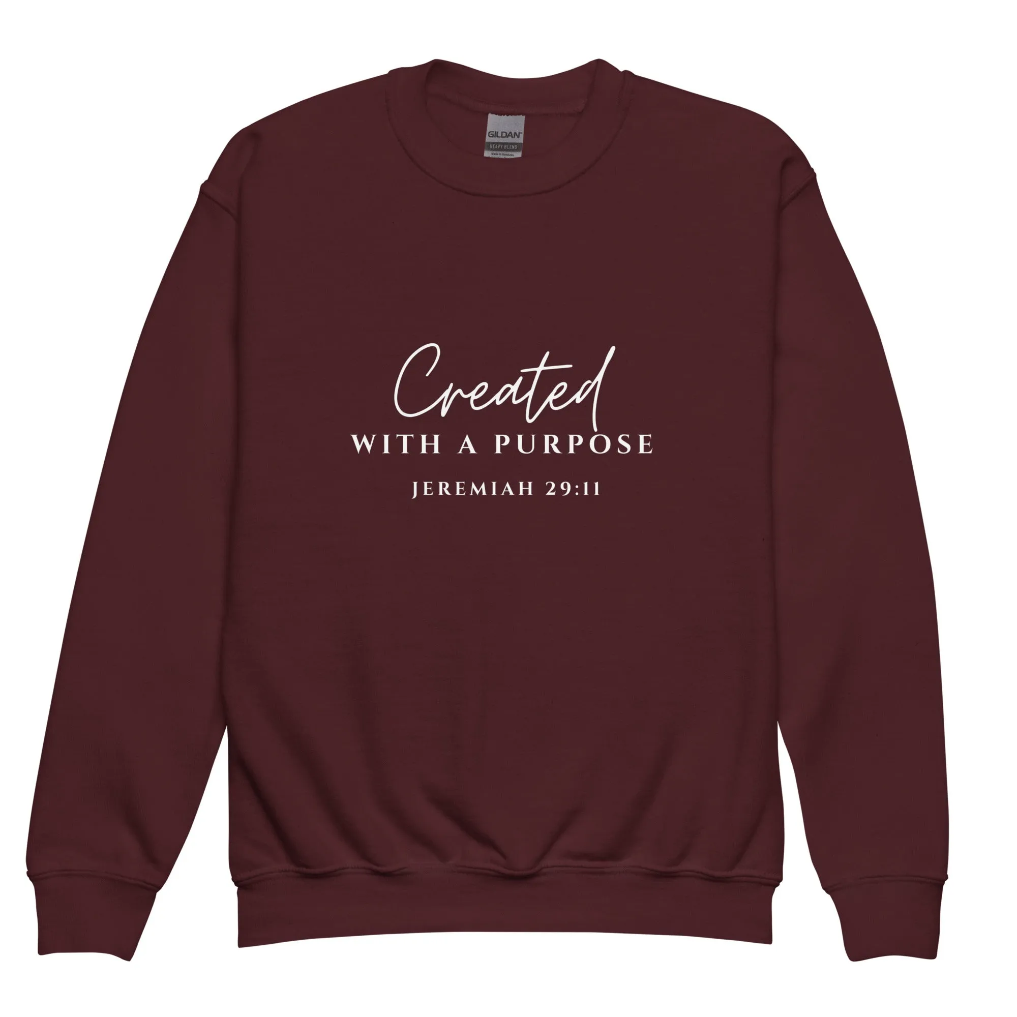 Purpose Youth crewneck sweatshirt