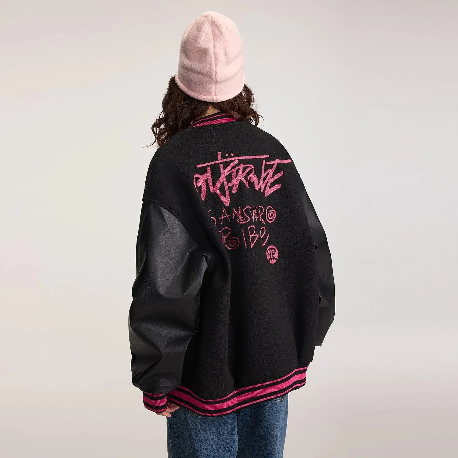 "Answer Tribe" Baseball Jacket