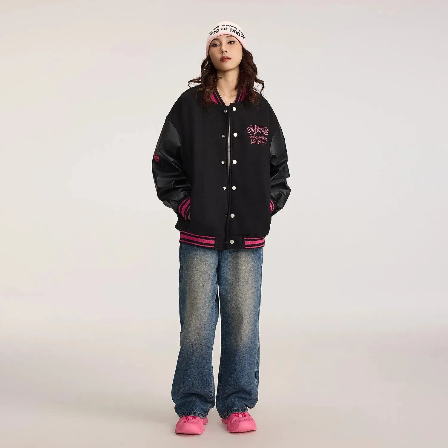 "Answer Tribe" Baseball Jacket