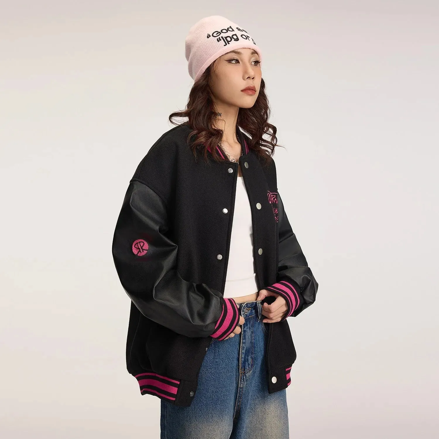 "Answer Tribe" Baseball Jacket