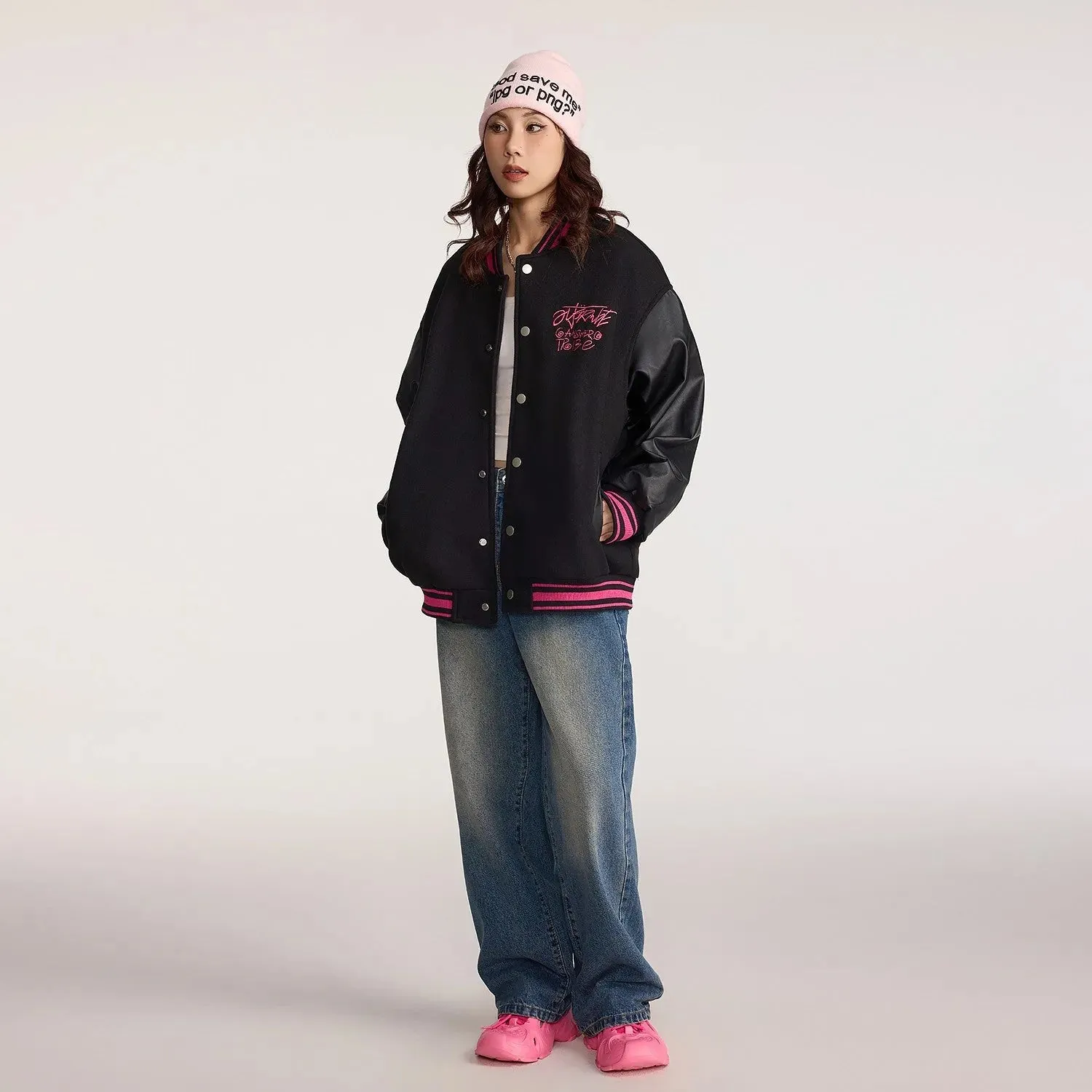 "Answer Tribe" Baseball Jacket