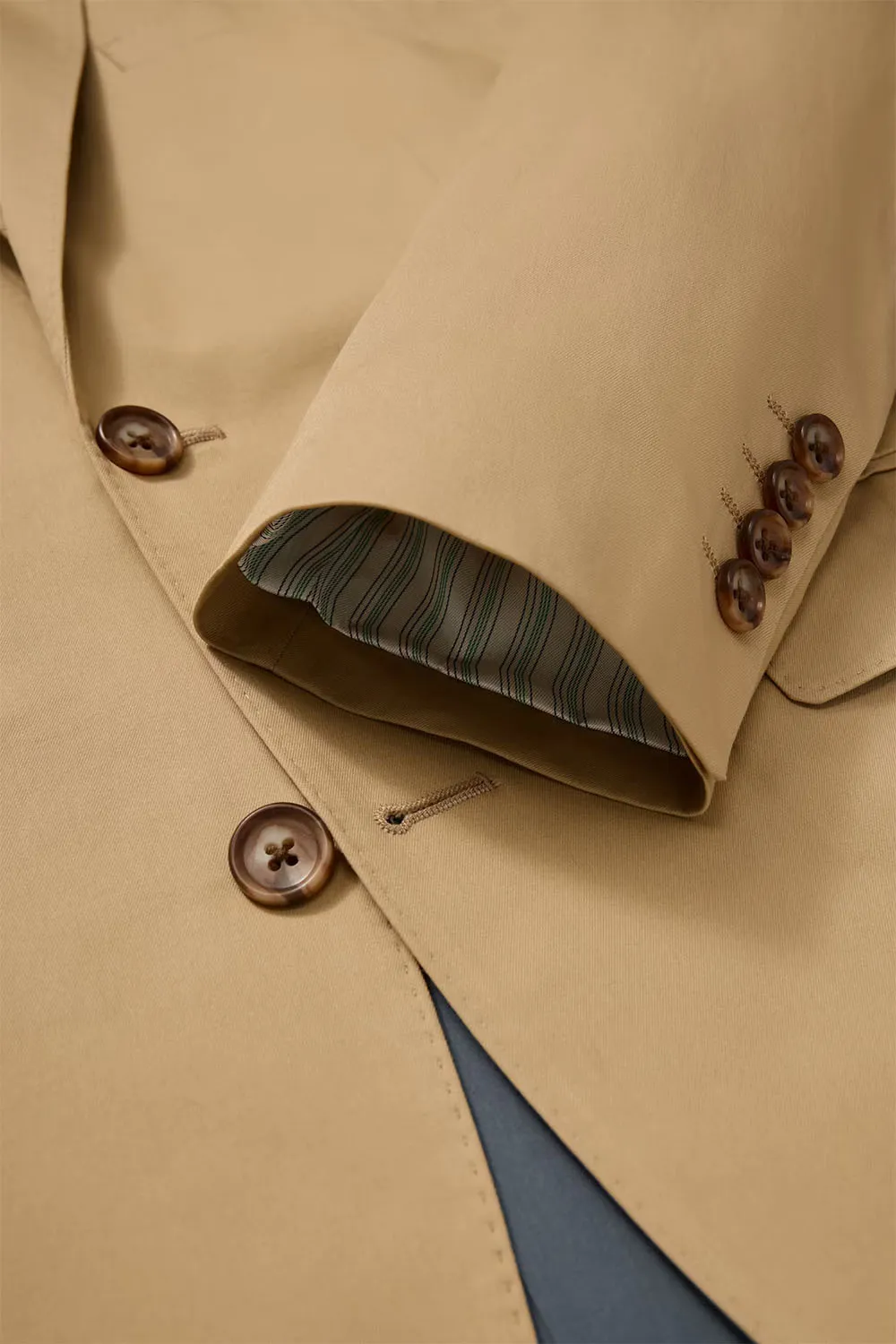 STRETCH COTTON BLAZER Cornstalk