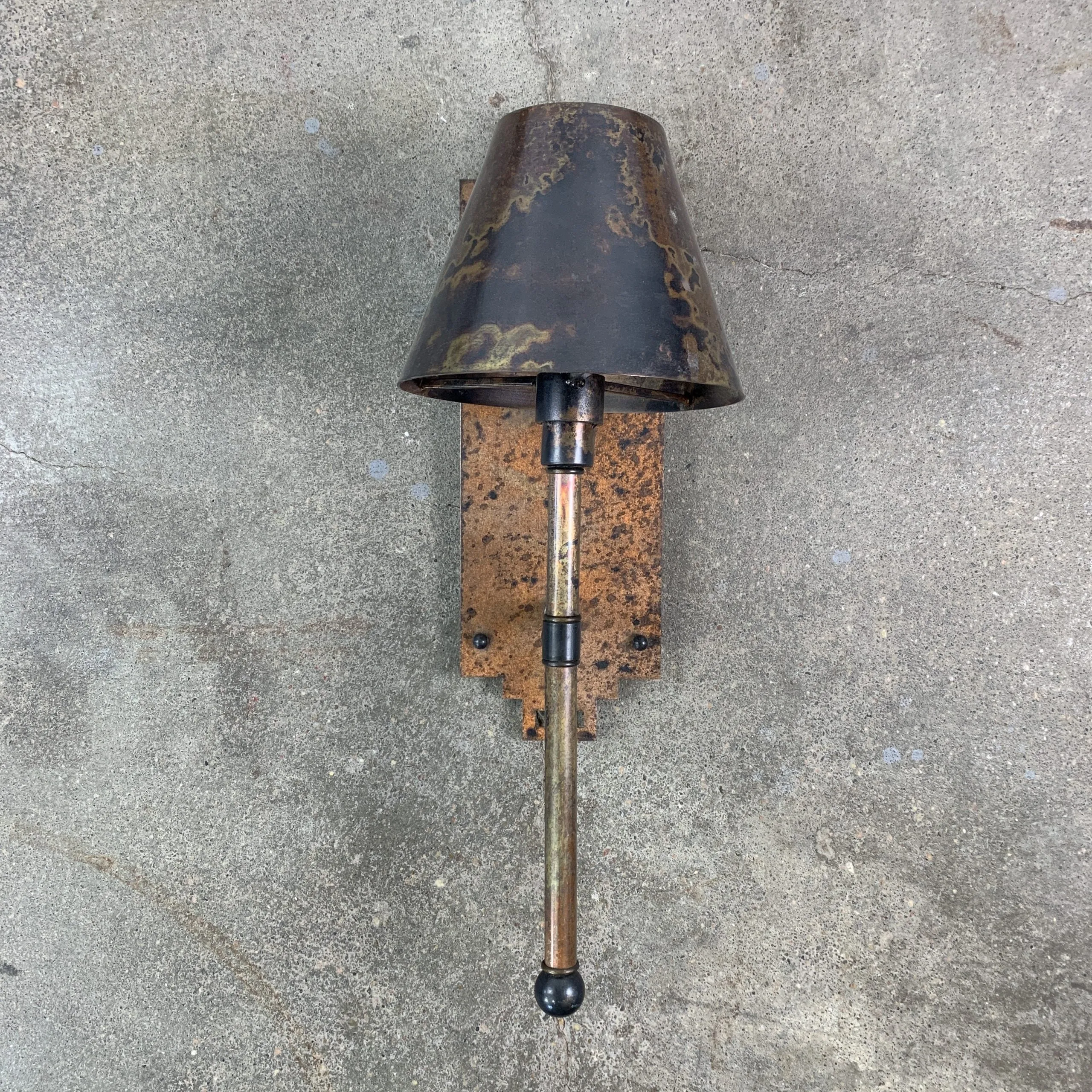 Ultra Lights Wall Light Sconce, Southwest Style, Rustic