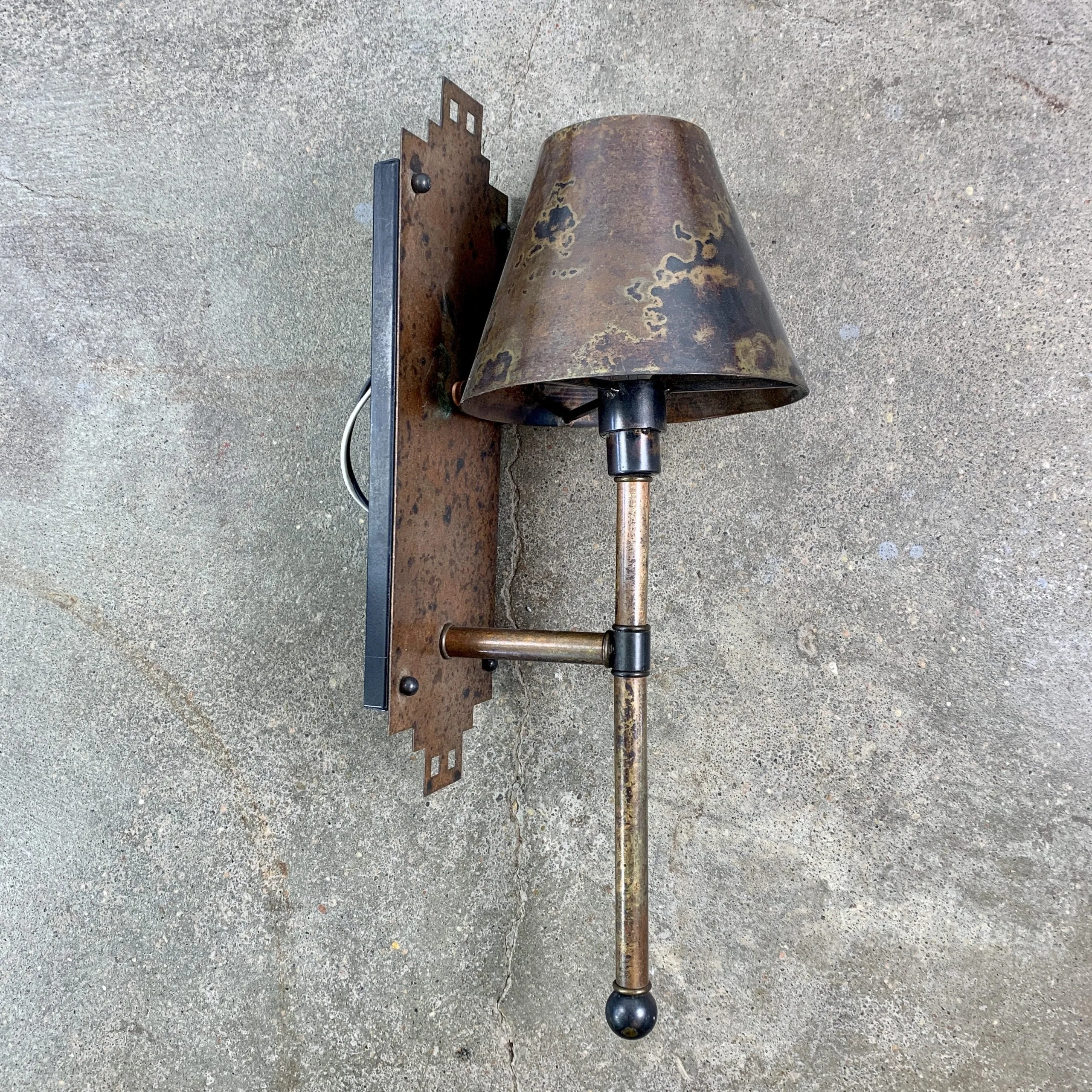 Ultra Lights Wall Light Sconce, Southwest Style, Rustic